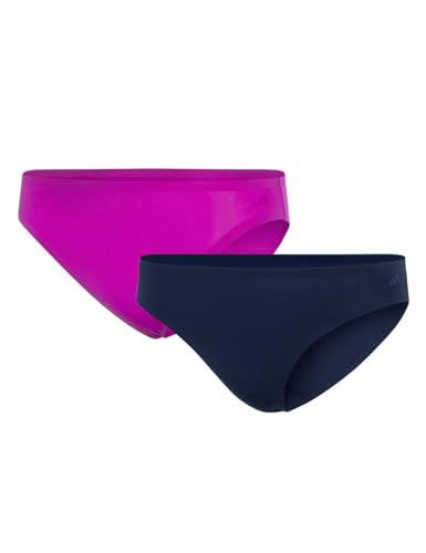 adidas Damen Bikini (2PK) -Sport Active Light Flex-Packaged Panties Unterwäsche, Assorted_4A0304, L (3er Pack) von adidas