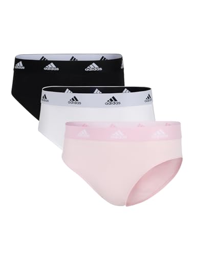 adidas Damen Bikini (3PK) -Sport Active Comfort Cotton G-String, 933 Assorted, XS (3er Pack) von adidas