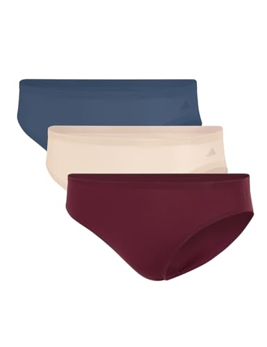 adidas Damen Bikini (3PK) -Sport Active Light Flex-Packaged Panties Slip, 902 Assorted, XS (3er Pack) von adidas