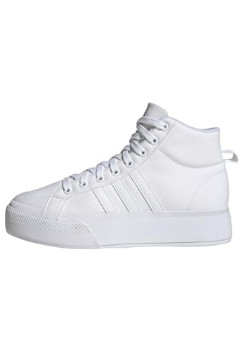 adidas Damen Bravada 2.0 Platform Vulcanized Shoes Mid, FTWR White/FTWR White/Chalk White, 42 EU von adidas