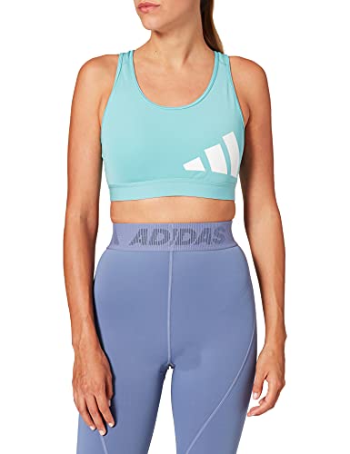 adidas Damen Bt 3 bar, Logo B Sport-BH, Tonmen/Weiß, S von adidas