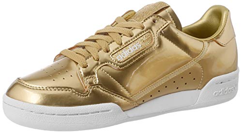 adidas Damen Continental 80 W Gymnastikschuh, Gold Metallic/Matte Gold/Crystal White, 40 2/3 EU von adidas