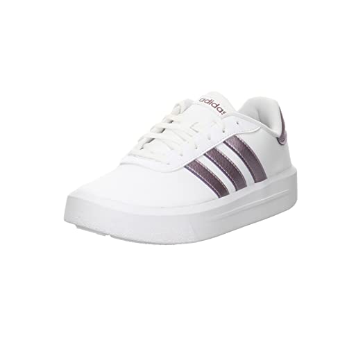 adidas Damen Court Platform Shoes Schuhe, Cloud White/Matt Purple Met/Purple, 38 EU von adidas