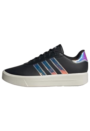 adidas Damen Court Platform Shoes Schuhe, Core Black/Core Black/Crystal White, 40 EU von adidas