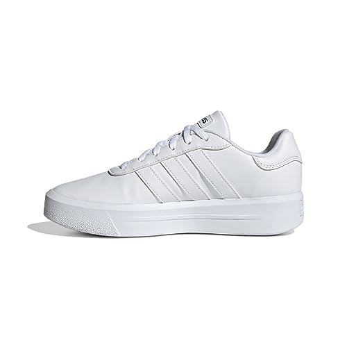 adidas Damen Court Platform Sneaker, Ftwr White Ftwr White Core Black Dark, 36 EU von adidas