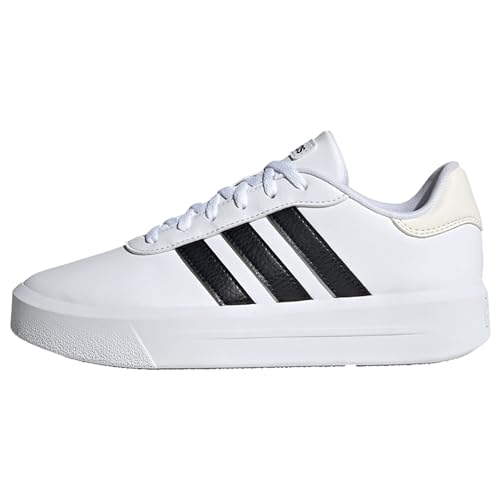 adidas Damen Court Platform Sneaker, Ftwr White Core Black Chalk White, 37 1/3 EU von adidas