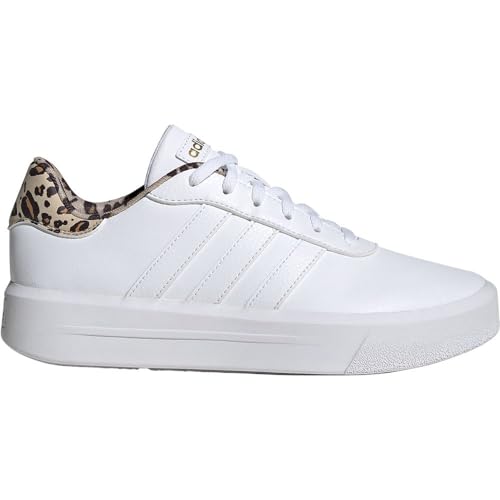 adidas Damen Court Platform Sneaker, Ftwr White Ftwr White Magic Beige, 37 1/3 EU von adidas