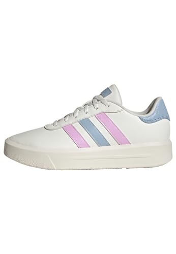 adidas Damen Court Platform Sneaker, Off White Bliss Lilac Wonder Blue, 39 1/3 EU von adidas