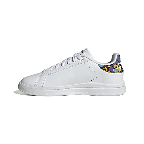 ADIDAS Damen Court Silk Sneaker, FTWR White/FTWR White/Ecru Tint, 38 EU von adidas