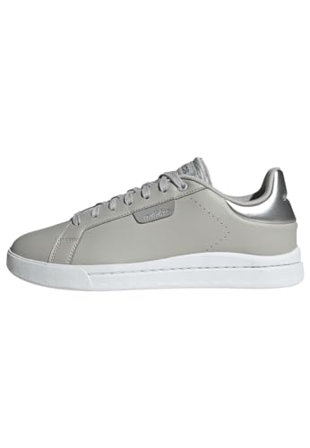 adidas Damen Court Silk Shoes Sneakers, Grey Two/Grey Two/Silver met, 39 1/3 EU von adidas