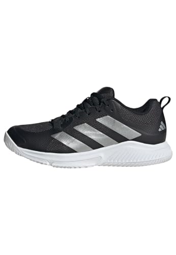 adidas Damen Court Team Bounce 2.0 Shoes Schuhe, Core Black/Silver/Cloud White, 42 2/3 EU von adidas