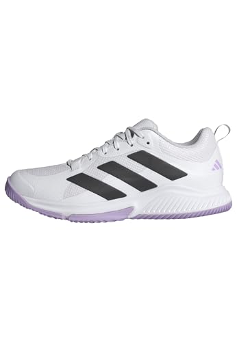 adidas Damen Court Team Bounce 2.0 Shoes Sportliche Schuhe, Cloud White/Core Black/Powder Plum, 47 1/3 EU adidas Damen Court Team Bounce 2.0 Shoes Sportliche Schuhe, Cloud White/Core Black/Powder Plum, 47 1/3 EU von adidas