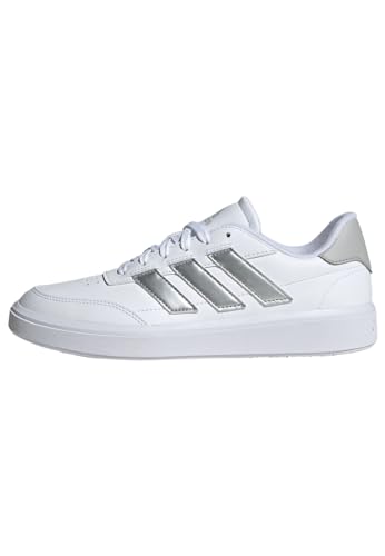 adidas Damen Courtblock Shoes, Cloud White/Silver Metallic/Grey Two, 36 2/3 EU von adidas