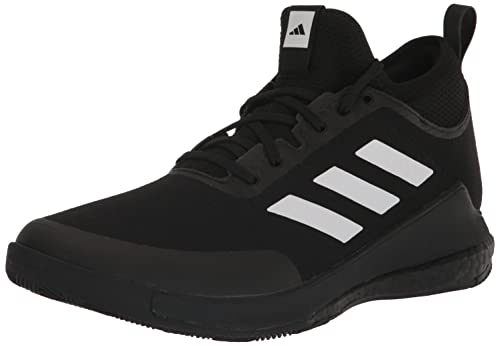 adidas Damen Crazyflight Mid Volleyballschuh, Schwarz/Wei/Carbon, 45 EU von adidas
