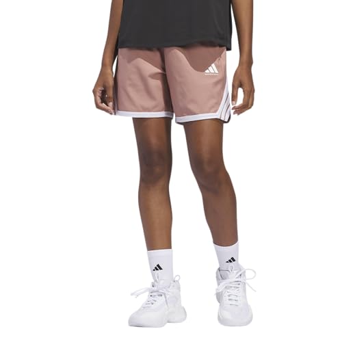 adidas Damen Crazylite Basketball Shorts, Warmes Ton/Weiß, 3X-Groß von adidas