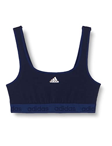 adidas Damen Crop Bra Unterwäsche, Dark Blue, M von adidas