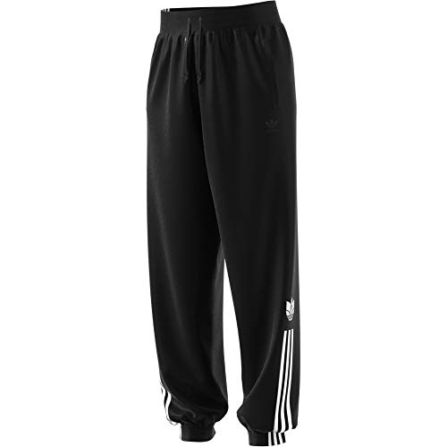 adidas Damen Cuffed Pant Jogginghose, schwarz/weiß, 28 von adidas