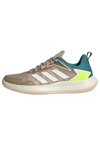 Adidas Damen Defiant Speed W Shoes-Low (Non Football), Wonder Beige/Core White/Lucid Lemon, 40 EU von adidas