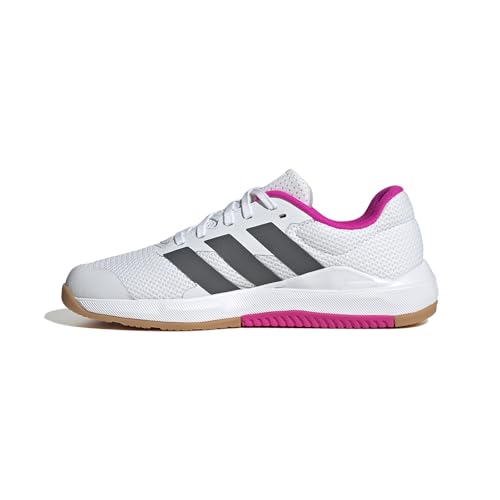 adidas Damen Dropset Base Training Shoes, Cloud White/Grey Five/Shock Pink, 38 2/3 EU adidas Damen Dropset Base Training Shoes, Cloud White/Grey Five/Shock Pink, 38 2/3 EU von adidas