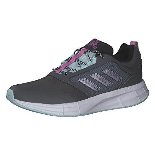 adidas Damen Duramo Protect Sneaker, Grey Five/matt Purple met./Almost Blue, 42 2/3 EU von adidas