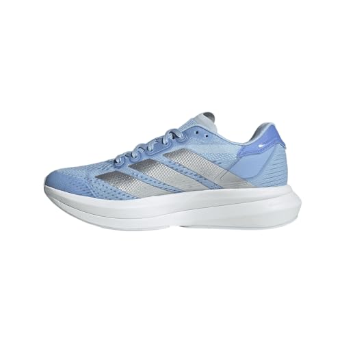adidas Damen Duramo Speed 2 Running Shoes Laufschuhe, Glow Blue/Silver Metallic/Blue Fusion, 45 1/3 EU von adidas