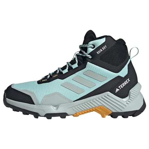 adidas Damen Eastrail 2.0 Mid RAIN.RDY Hiking Shoes Sneakers, semi Flash Aqua/Wonder Silver/preloved Yellow, 42 2/3 EU von adidas