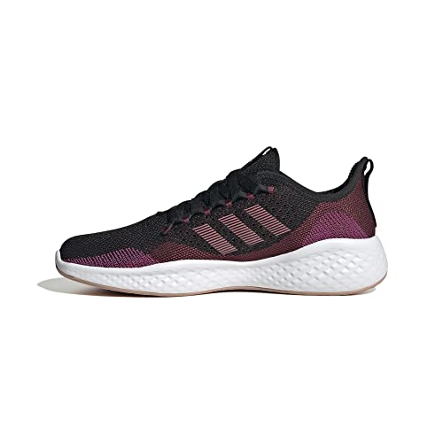 Adidas Damen Fluidflow 2.0 Shoes-Low (Non Football), Core Black/Pink Strata/Shadow Red, 40 2/3 EU von adidas