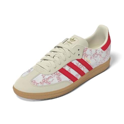 adidas Damen Ftwwht/Crewht/Betsca Samba OG W FTWR whiteCream White/Better Scarlet 8.5 US, multi, 2.5 UK Wide von adidas