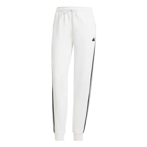 adidas Damen Future Icons 3 Stripes Regular Trainingshose Weiß M von adidas