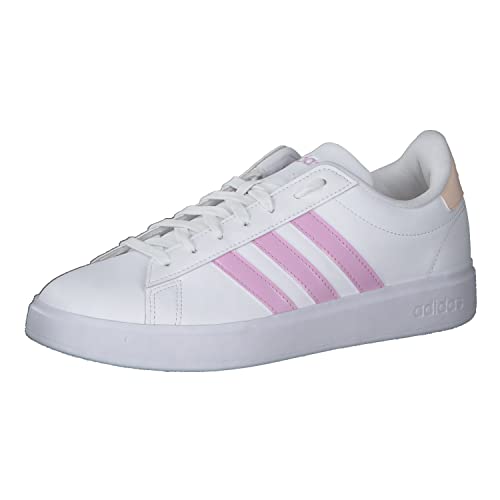 adidas Damen Grand Court 2.0 Sneaker, FTWR White/Bliss Lilac/Bliss orange, 36 EU von adidas