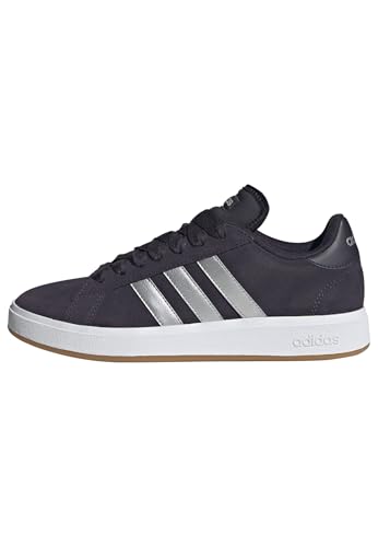 adidas Damen Grand Court Base 00s Shoes Sneaker, Black/Matte Silver/Cloud White, 37.5 EU von adidas