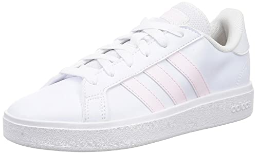 adidas Damen Grand TD Lifestyle Court Casual Shoes Sneaker, FTWR White/Almost Pink/FTWR White, 36 2/3 EU von adidas