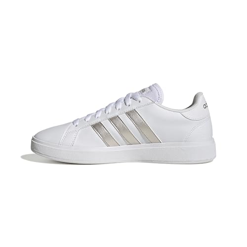 adidas Damen Grand TD Lifestyle Court Casual Shoes Schuhe, Cloud White/Platinum/Cloud White, 38 EU von adidas