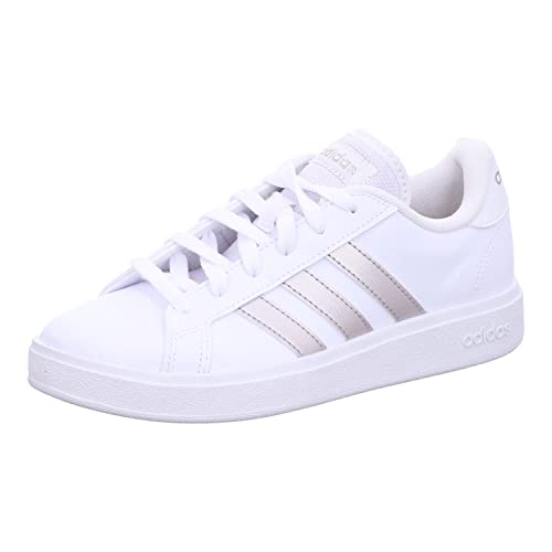 adidas Damen Grand Court Sneakers, Ftwwht/Plamet/Ftwwht, 42 EU von adidas