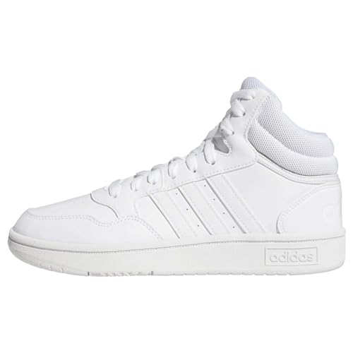 adidas Damen Hoops 3.0 Mid Classic Shoes Sneaker, FTWR White/FTWR White/Dash Grey, 36 2/3 EU von adidas