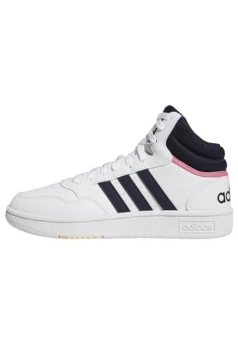 adidas Damen Hoops 3.0 Mid Sneaker, Cloud White Legend Ink Rose Tone, 38 2/3 EU von adidas