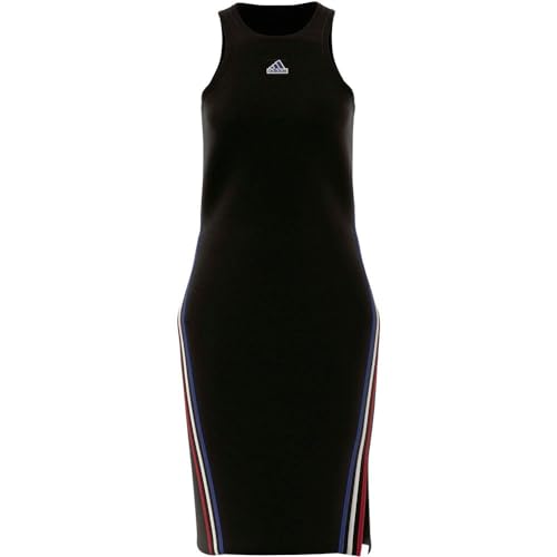 adidas Damen Kurzarmkleid Future Icons 3S Black L von adidas