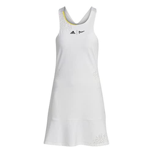 adidas Damen LDN Kleid, weiß, M von adidas