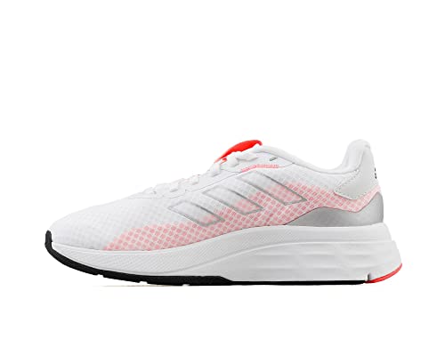 Adidas Damen SPEEDMOTION Sneaker, FTWR White/Silver met./Acid red, 38 EU von adidas