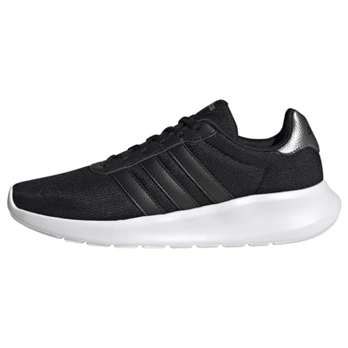 adidas Damen Lite Racer 3.0 Shoes Running Shoe, Core Black/Core Black/Iron Met, 41 1/3 EU von adidas