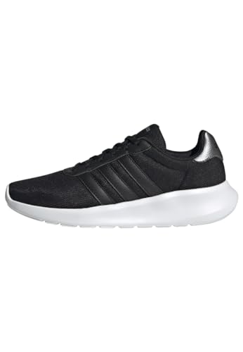adidas Damen Lite Racer 3.0 Shoes Laufschuhe, Core Black/Core Black/Iron Metallic, 43 1/3 EU von adidas