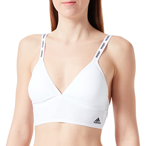 adidas Damen Ll Bralette Unterwäsche, Weiß, L von adidas