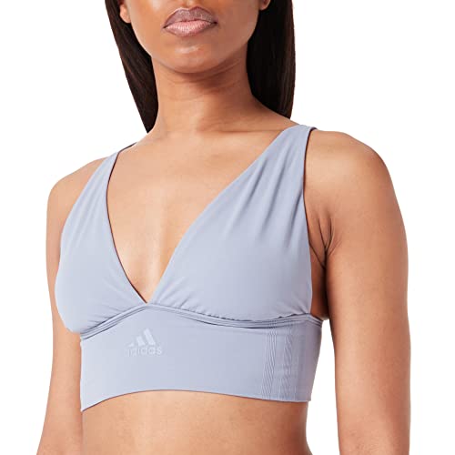 adidas Damen Longline Bra Unterwäsche, Greyblue, L von adidas