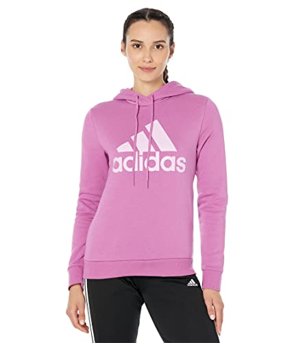 adidas Damen Loungewear Essentials Logo Fleece Kapuzenpullover, Semi Pulse Lilac/Bliss Lilac, S von adidas