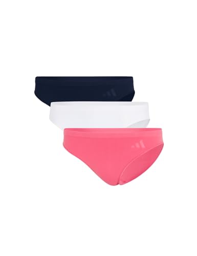 adidas Damen Low Rise Bikini (3PK) -Sport Active Seamless-Packaged Panties Slip, 902 Assorted, XXL (3er Pack) von adidas