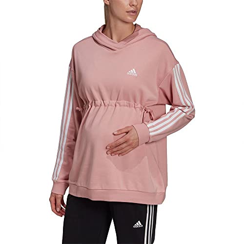 adidas Damen Maternity HD Kapuzenpullover, Malmar/Weiß, L von adidas