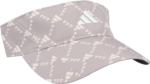 adidas Herren Monogram Print Fairway Golf Visor Visier, Preloved Fig, Einheitsgröße von adidas