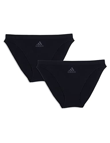 adidas Damen Multipack Bikini Brief (2pk) Slip, Schwarz, XS von adidas