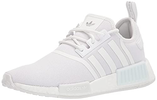 adidas Damen NMD_r1 Sneaker, Weiß/Weiß/Silbermetallic, 40 2/3 EU von adidas