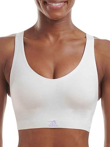 adidas Damen Naked 2ply Bra Bustier, Anthrazit-Mel, L von adidas